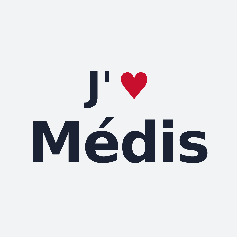 Poster personnalisé Médis — design J'aime Médis