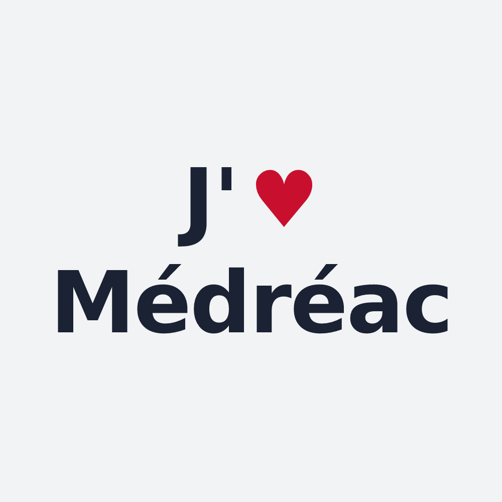 Poster personnalisé Médréac — design J'aime Médréac