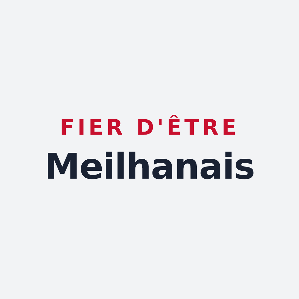 Poster « Fier d'être Meilhanais » — design pour Meilhan-sur-Garonne