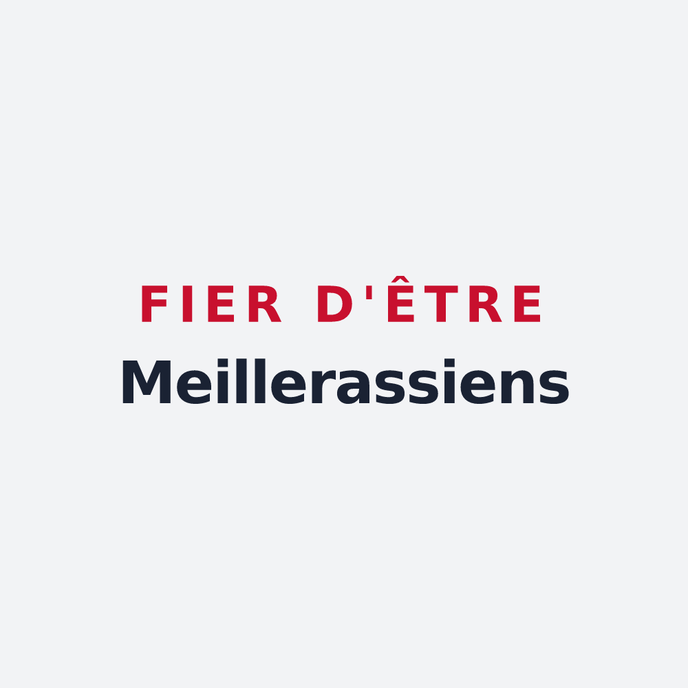 Poster « Fier d'être Meillerassiens » — design pour Meilleray