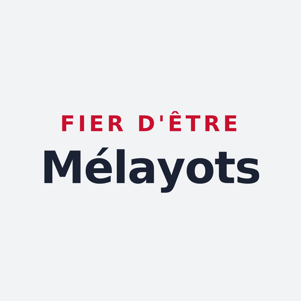 Poster « Fier d'être Mélayots » — design pour Melay