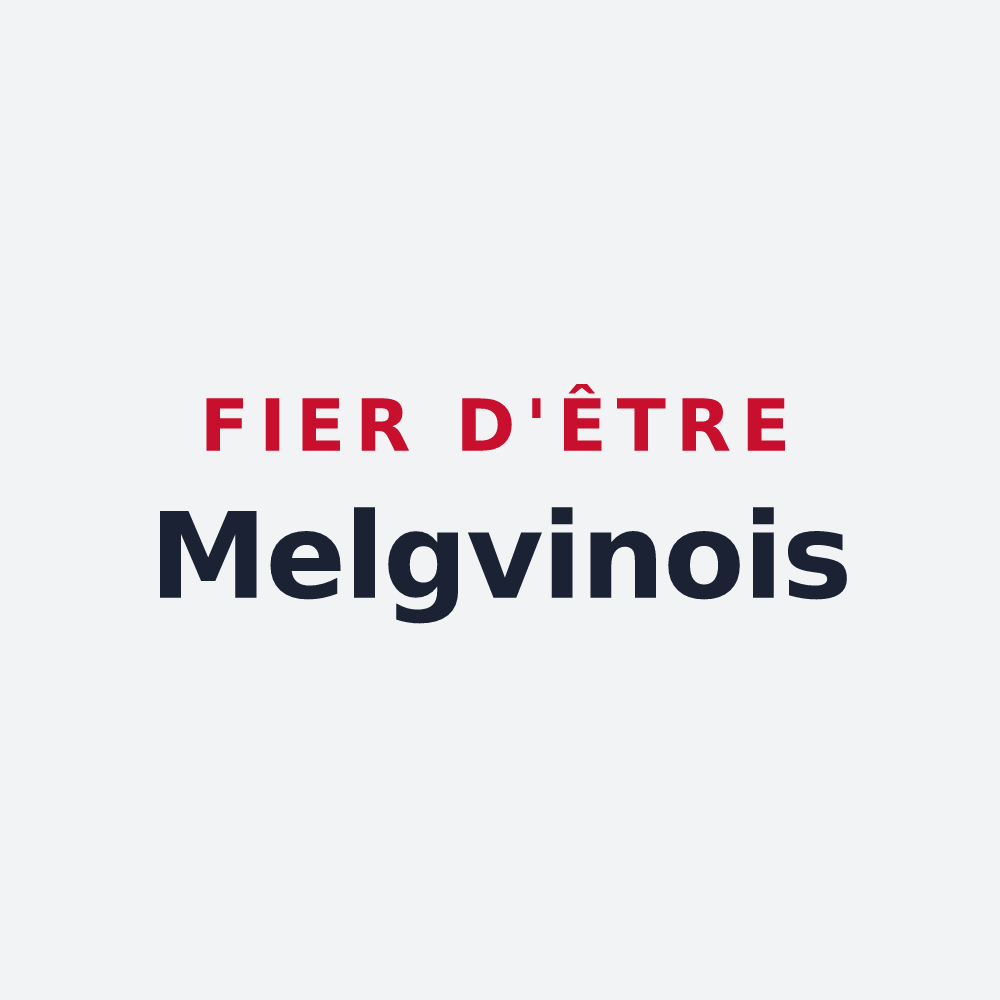 Poster « Fier d'être Melgvinois » — design pour Melgven