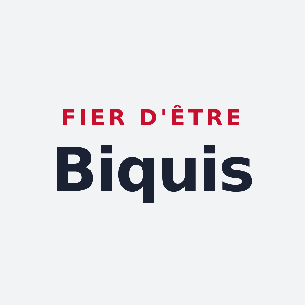 Poster « Fier d'être Biquis » — design pour Méligny-le-Petit