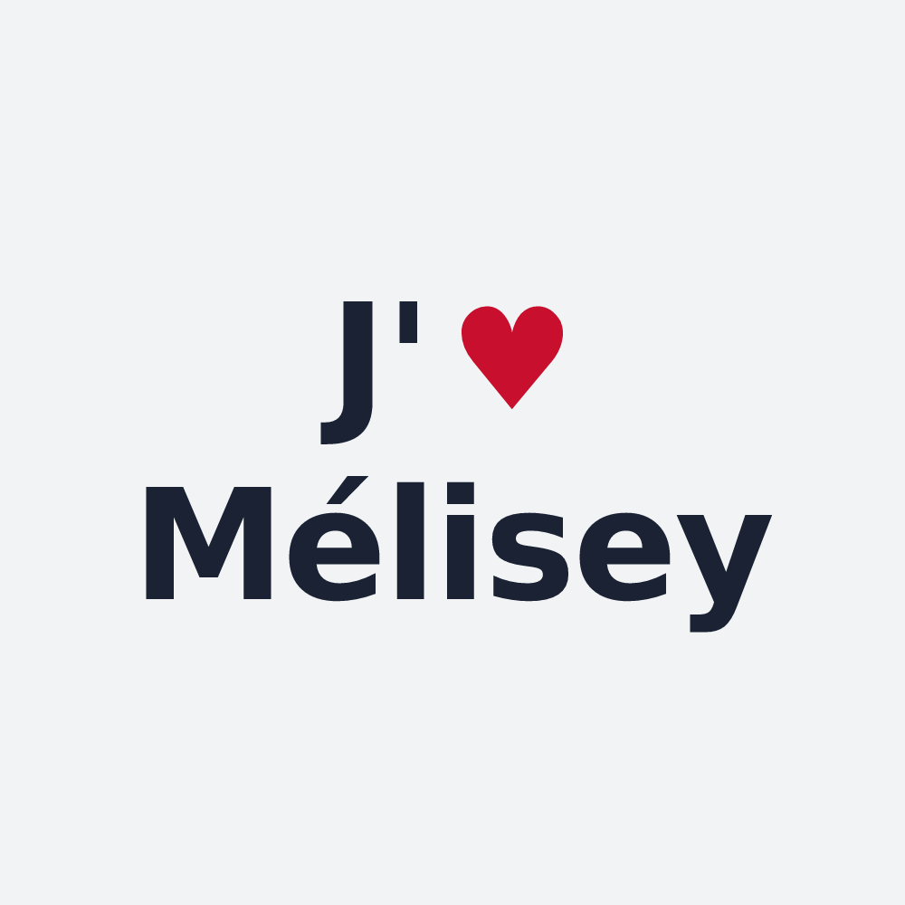 Poster personnalisé Mélisey — design J'aime Mélisey