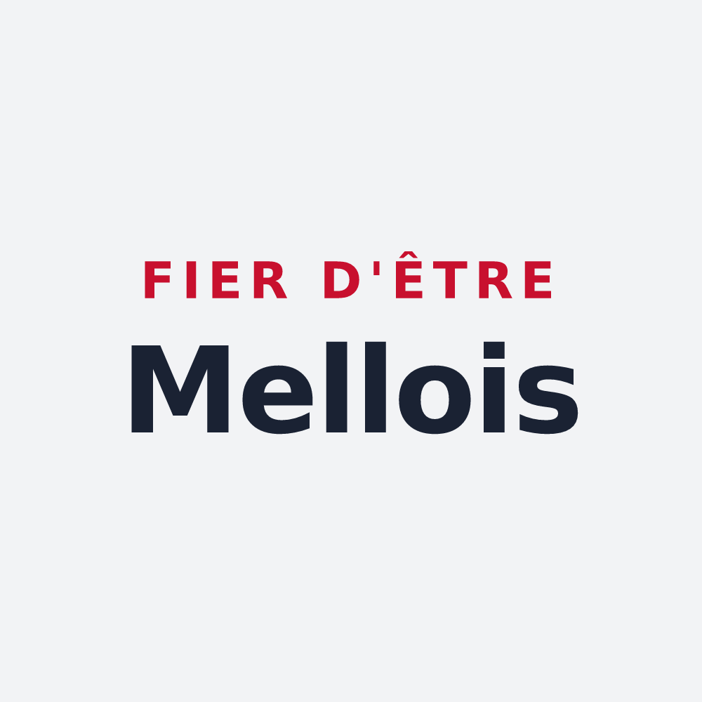 Poster « Fier d'être Mellois » — design pour Melle