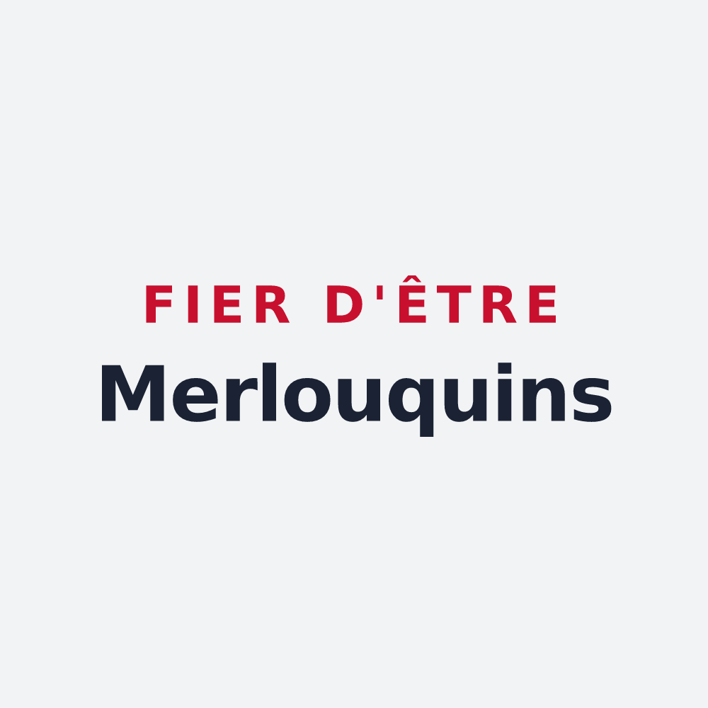 Poster « Fier d'être Merlouquins » — design pour Mello