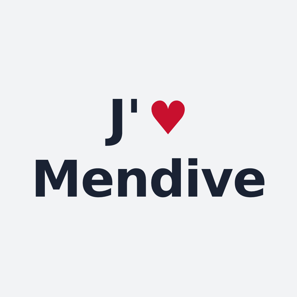 Poster personnalisé Mendive — design J'aime Mendive