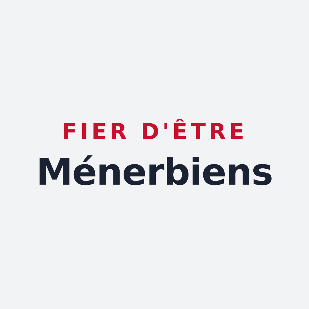 Poster « Fier d'être Ménerbiens » — design pour Ménerbes