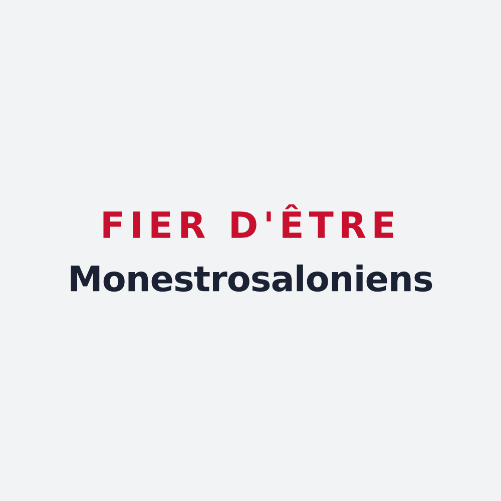 Poster « Fier d'être Monestrosaloniens » — design pour Menetou-Salon