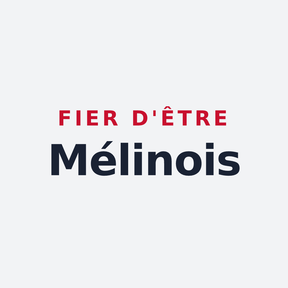 Poster « Fier d'être Mélinois » — design pour Ménil-aux-Bois