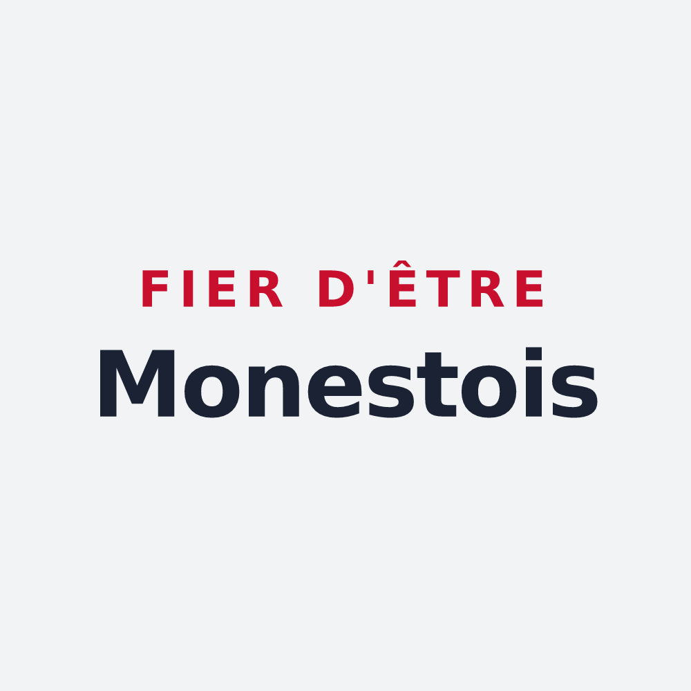 Poster « Fier d'être Monestois » — design pour Mennetou-sur-Cher