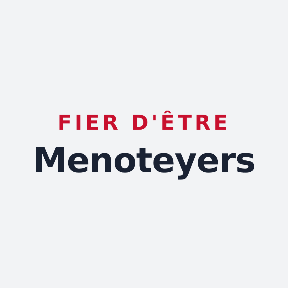 Poster « Fier d'être Menoteyers » — design pour Menotey
