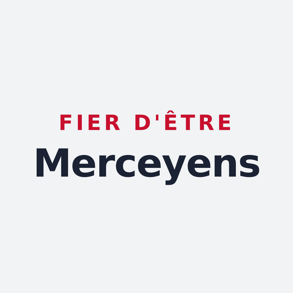 Poster « Fier d'être Merceyens » — design pour Mercey