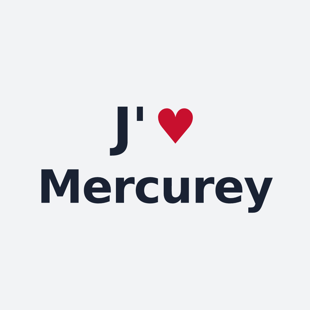 Poster personnalisé Mercurey — design J'aime Mercurey