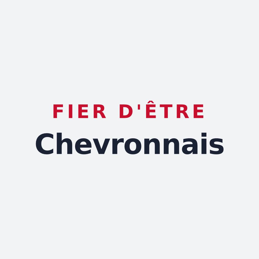 Poster « Fier d'être Chevronnais » — design pour Mercury