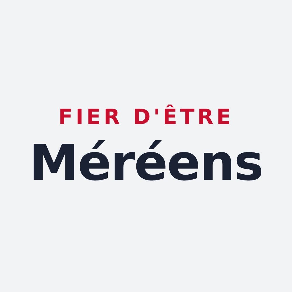 Poster « Fier d'être Méréens » — design pour Méré