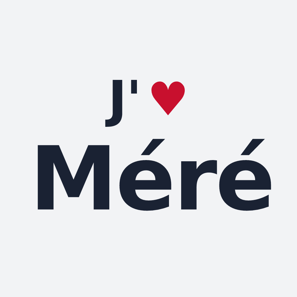 Poster personnalisé Méré — design J'aime Méré
