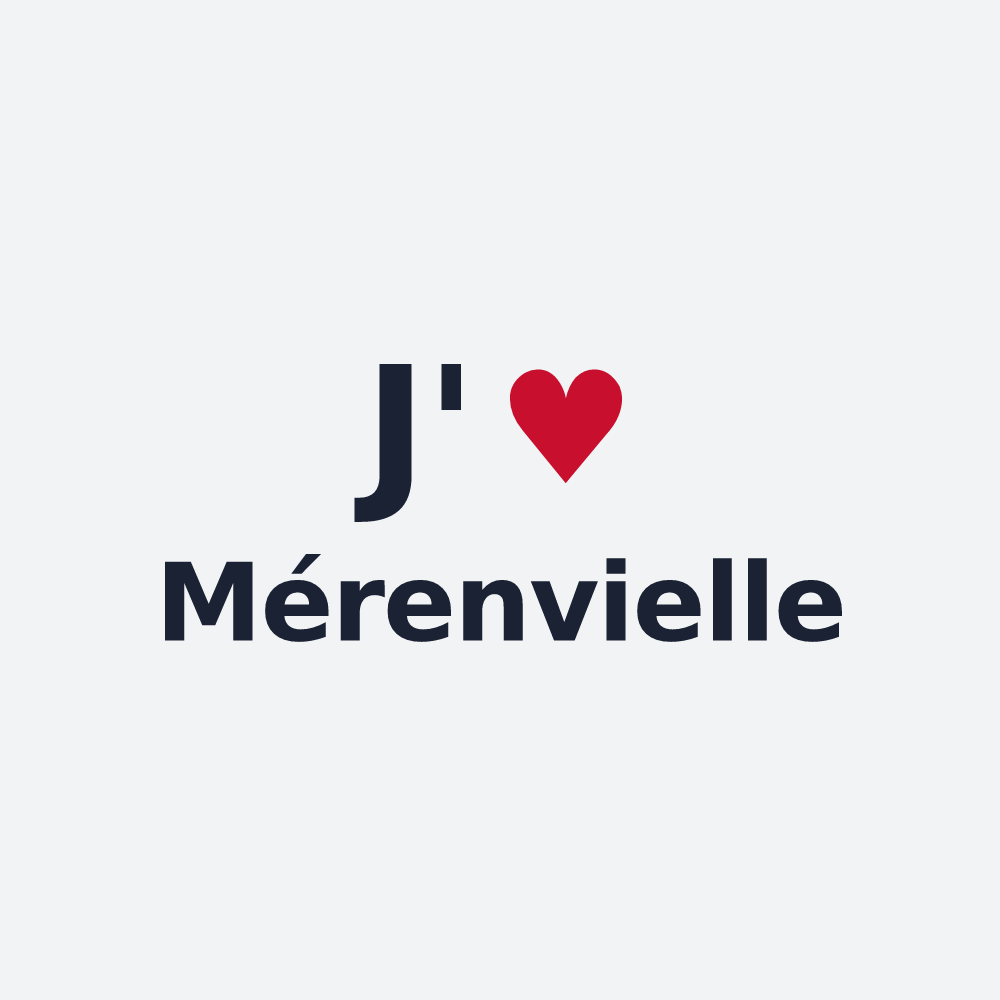 Poster personnalisé Mérenvielle — design J'aime Mérenvielle