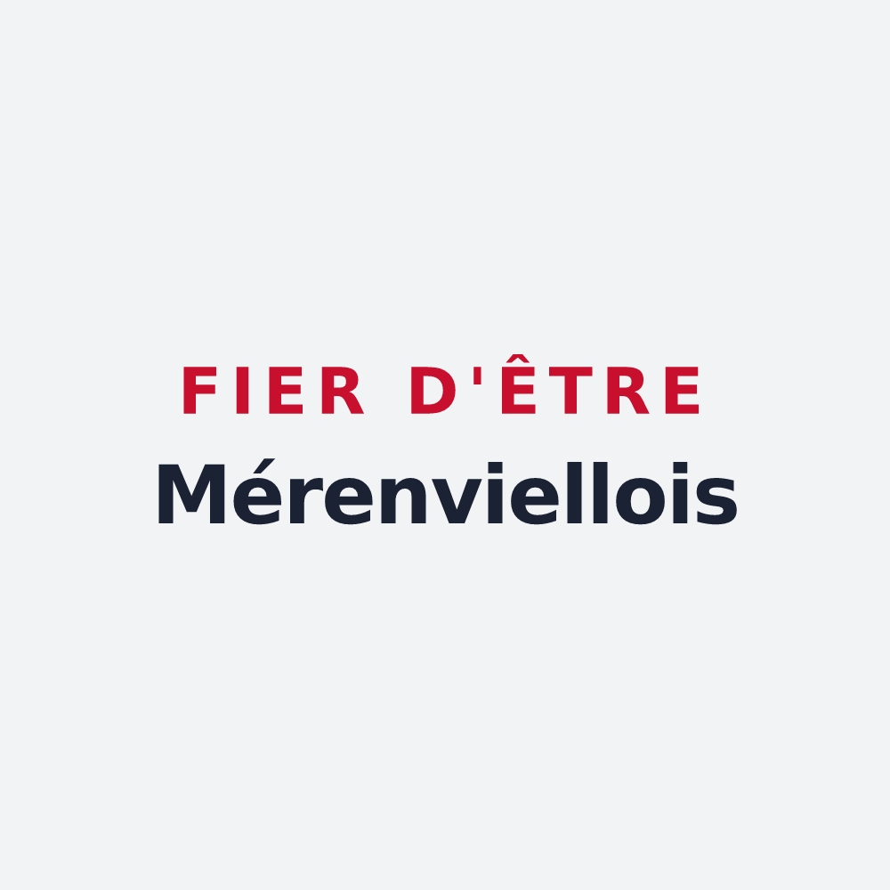 Poster « Fier d'être Mérenviellois » — design pour Mérenvielle