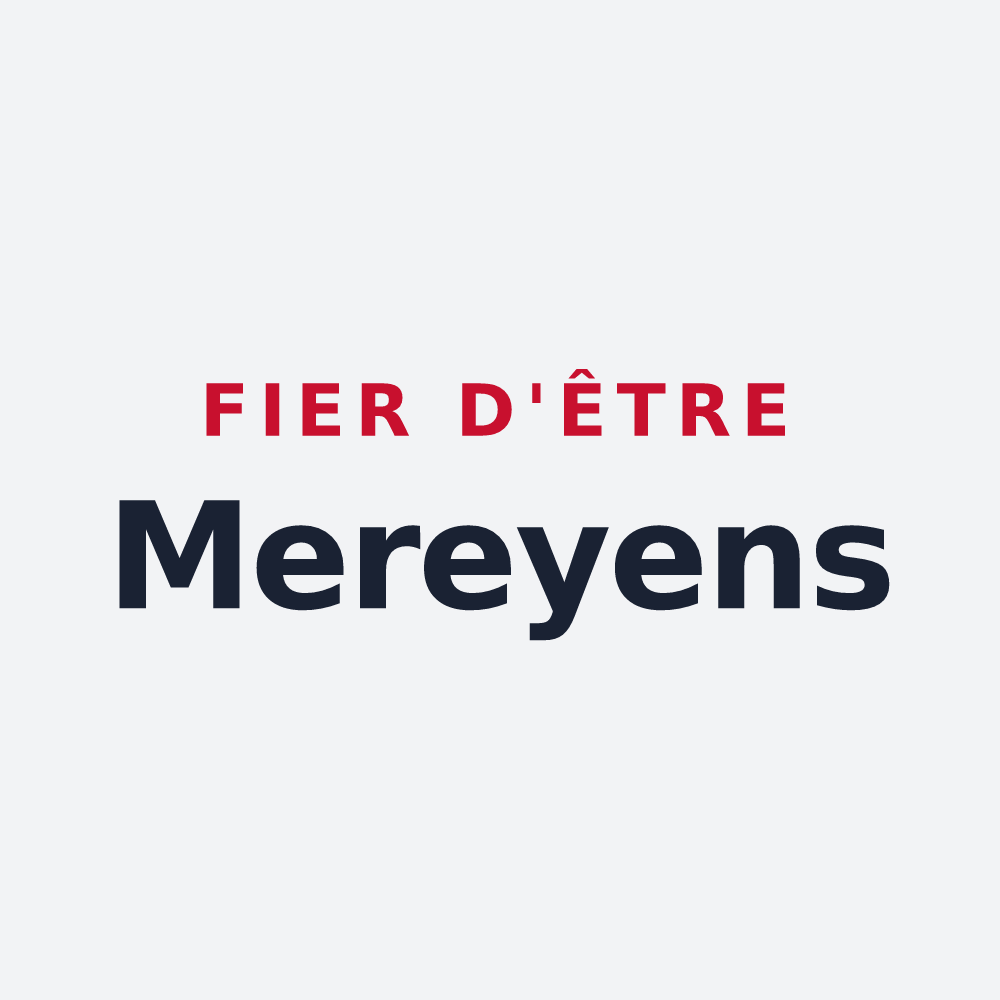 Poster « Fier d'être Mereyens » — design pour Merey