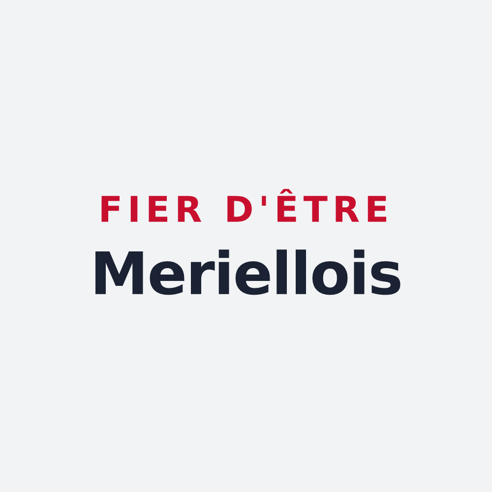 Poster « Fier d'être Meriellois » — design pour Mériel