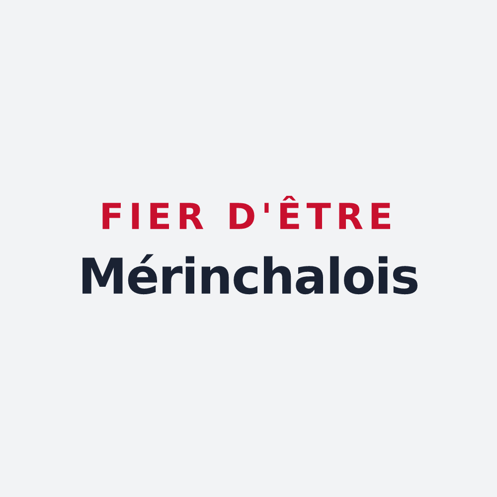 Poster « Fier d'être Mérinchalois » — design pour Mérinchal