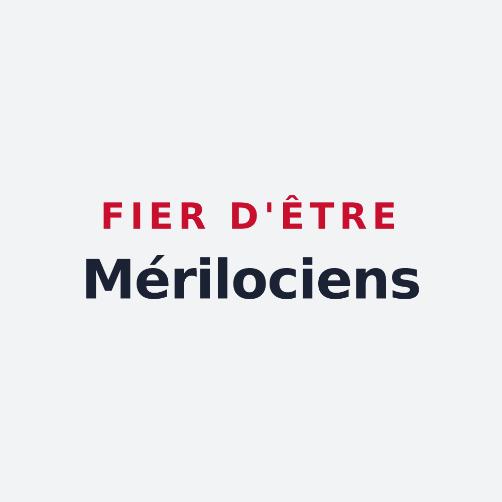 Poster « Fier d'être Mérilociens » — design pour Merlieux-et-Fouquerolles
