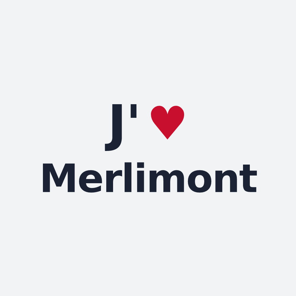 Poster personnalisé Merlimont — design J'aime Merlimont