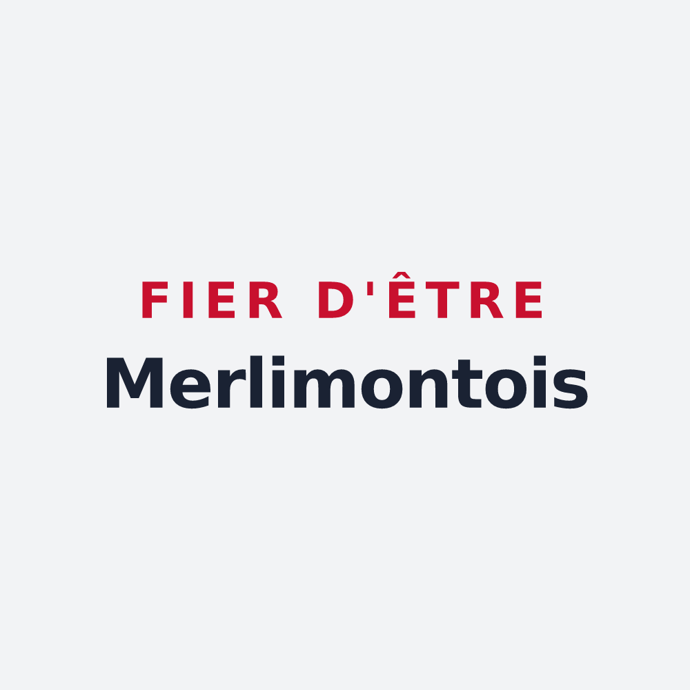 Poster « Fier d'être Merlimontois » — design pour Merlimont