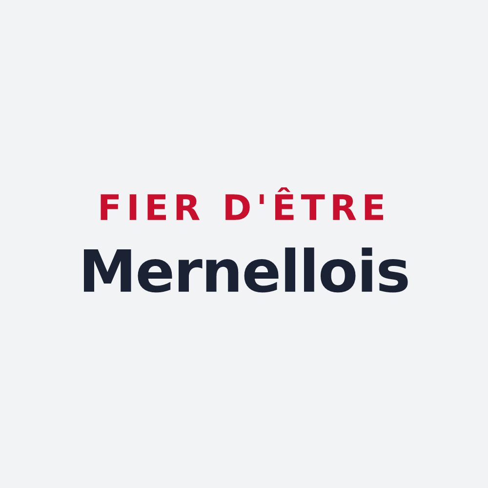 Poster « Fier d'être Mernellois » — design pour Mernel
