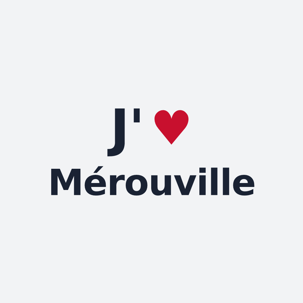 Poster personnalisé Mérouville — design J'aime Mérouville