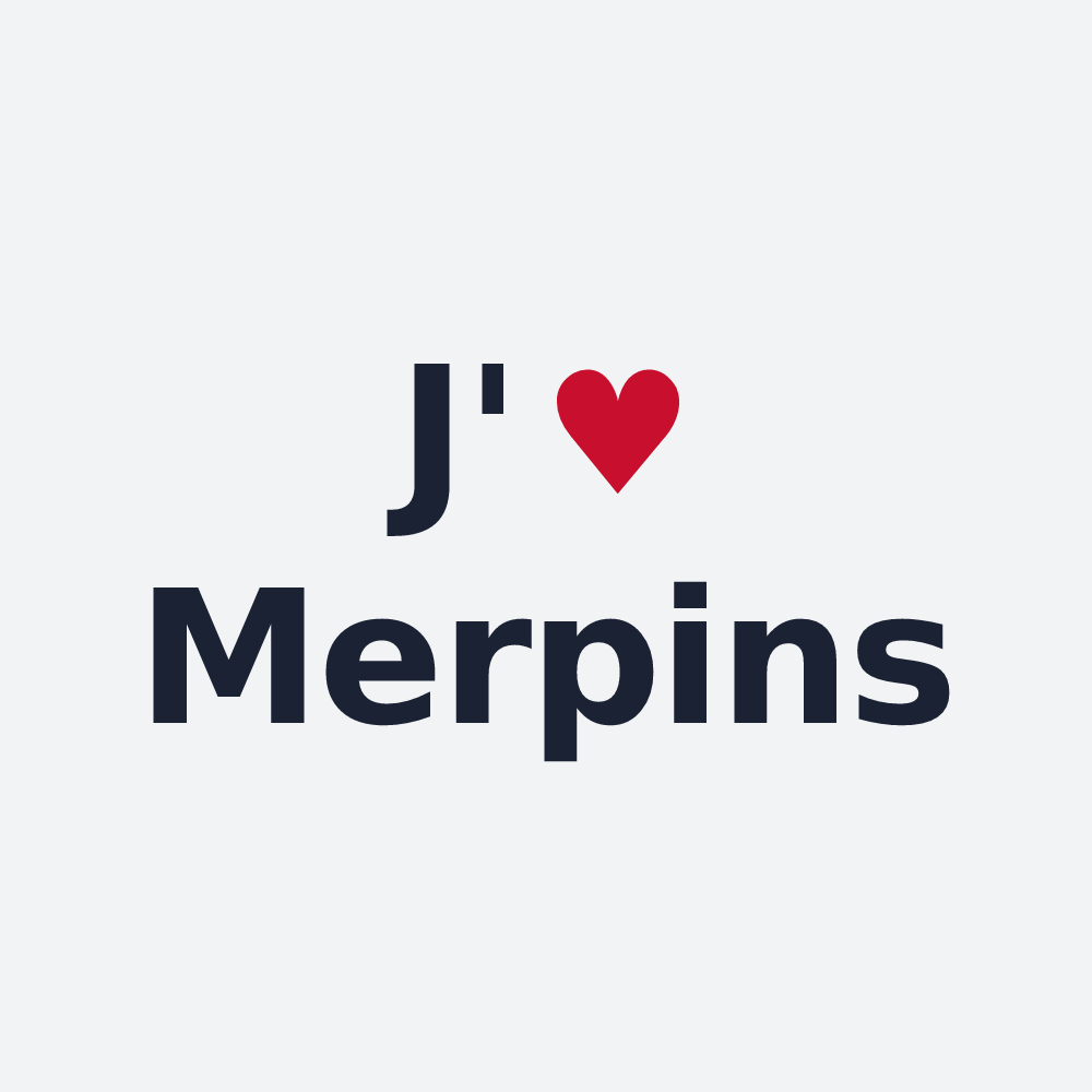Poster personnalisé Merpins — design J'aime Merpins