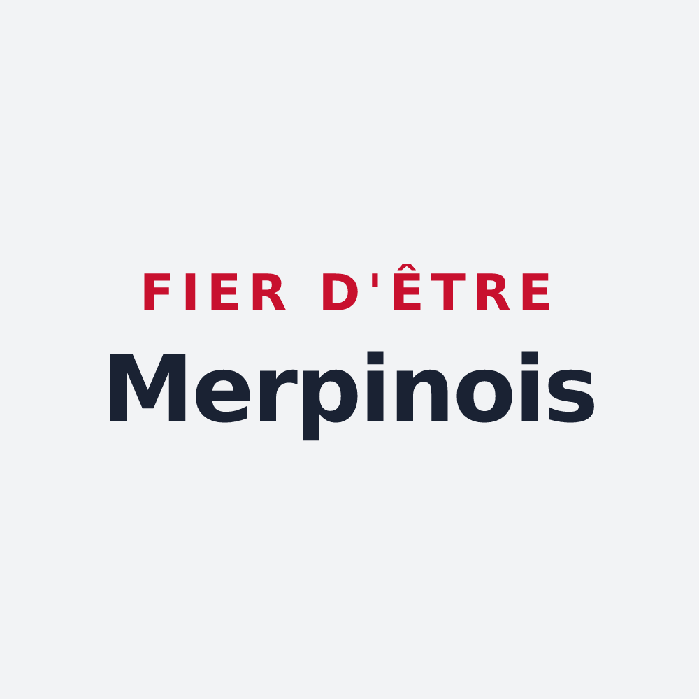 Poster « Fier d'être Merpinois » — design pour Merpins