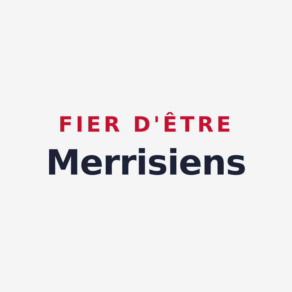Poster « Fier d'être Merrisiens » — design pour Merris