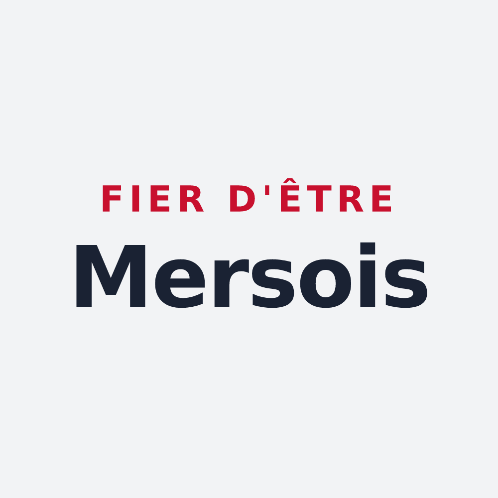 Poster « Fier d'être Mersois » — design pour Mers-les-Bains