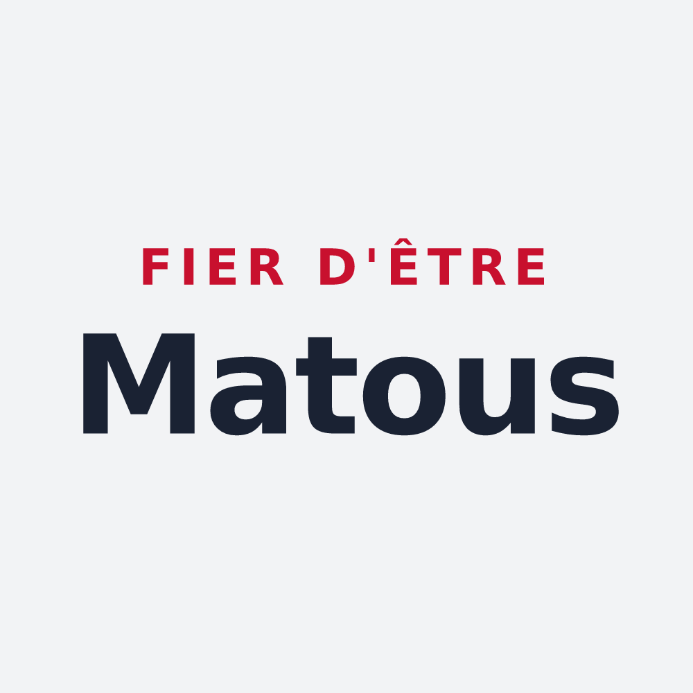 Poster « Fier d'être Matous » — design pour Mesnois