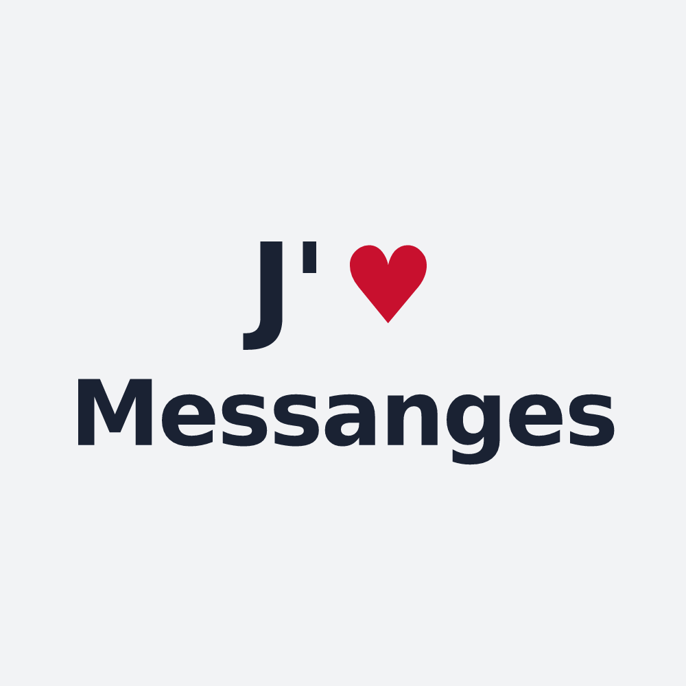 Poster personnalisé Messanges — design J'aime Messanges