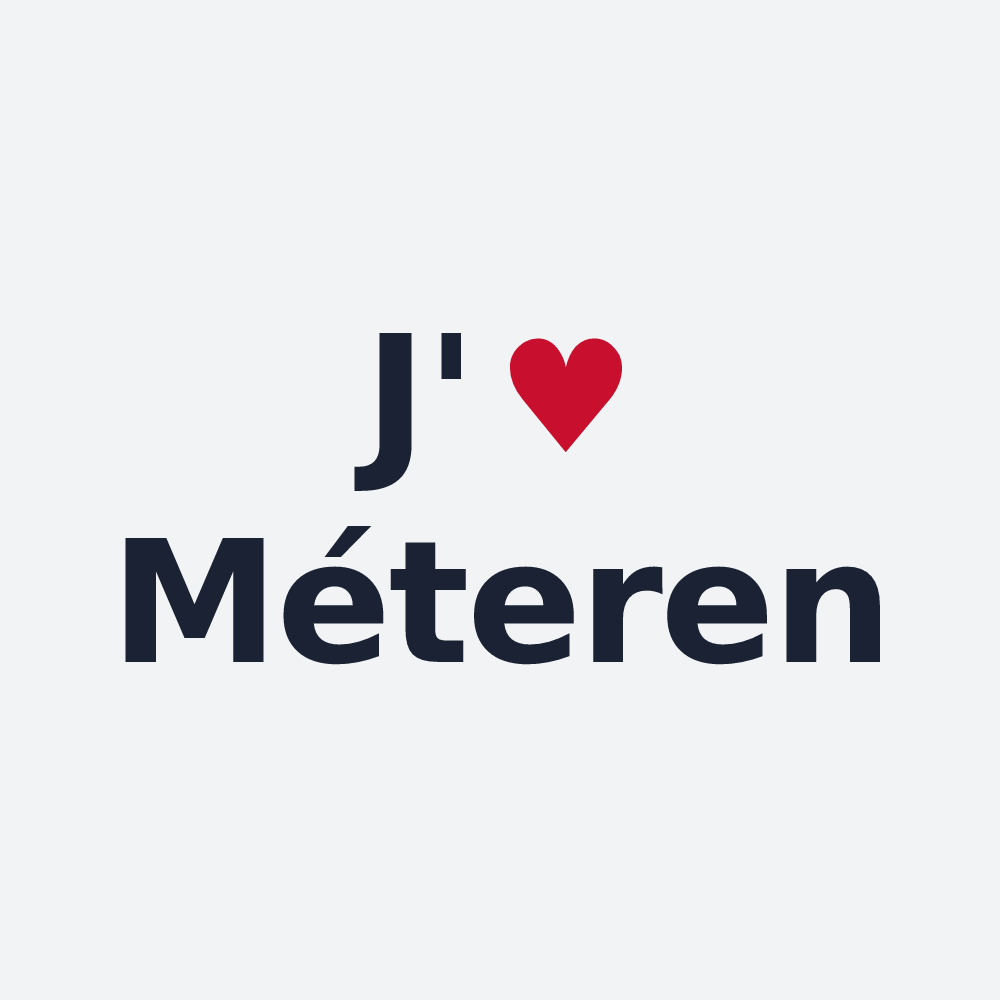 Poster personnalisé Méteren — design J'aime Méteren