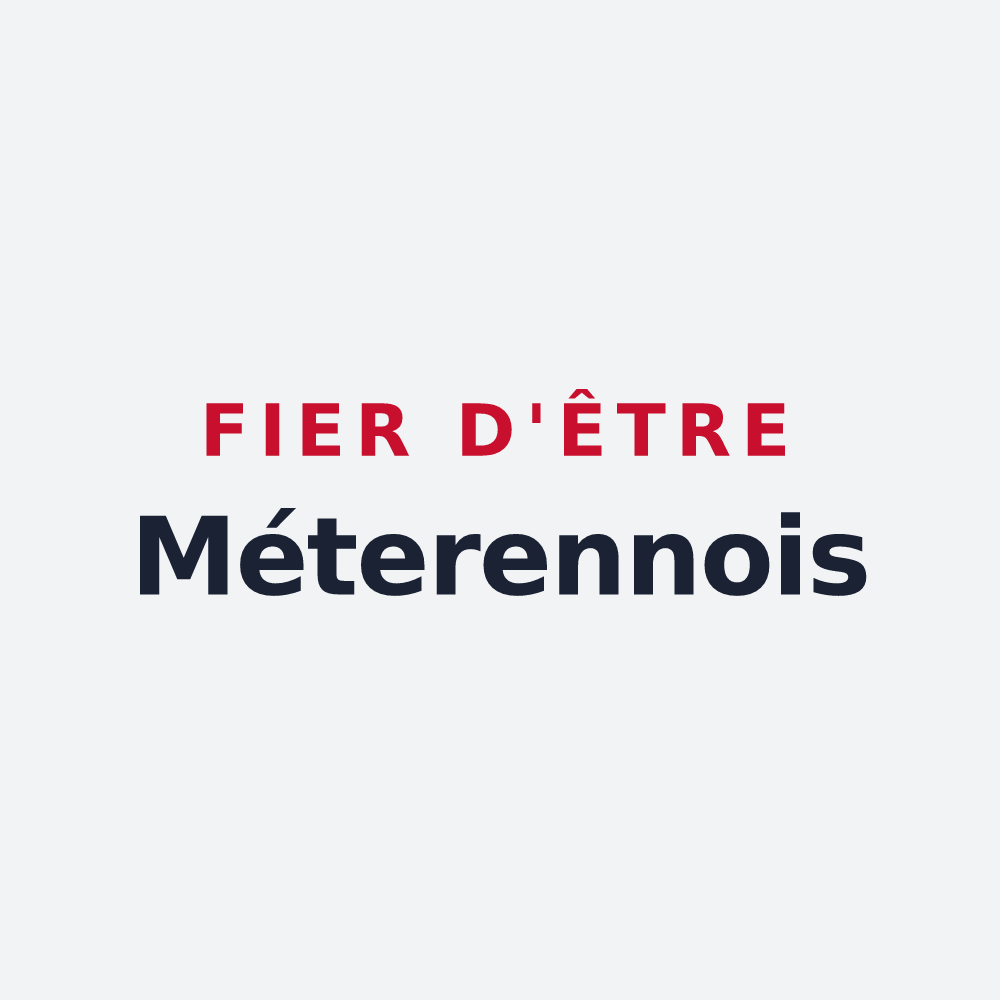 Poster « Fier d'être Méterennois » — design pour Méteren
