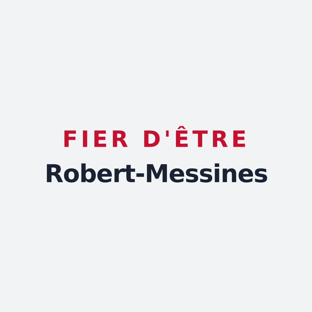 Poster « Fier d'être Robert-Messines » — design pour Metz-Robert