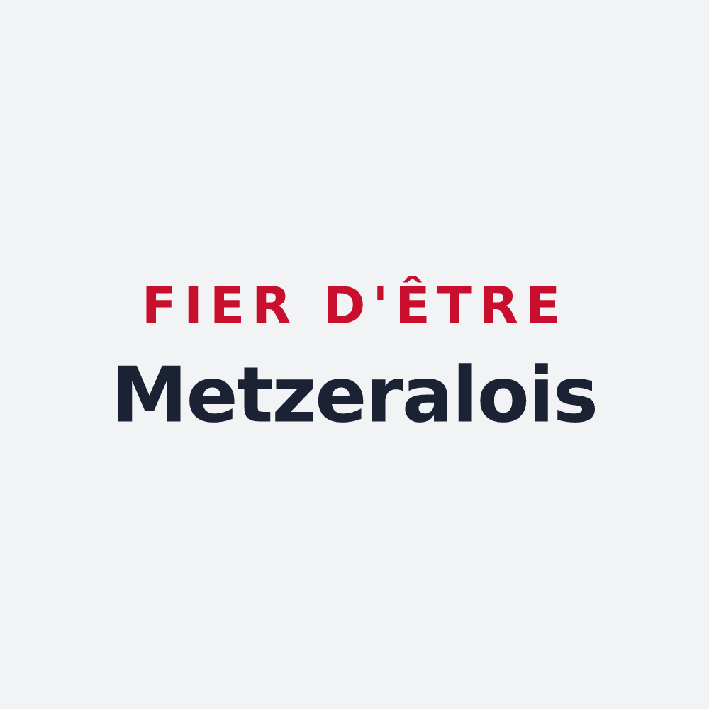 Poster « Fier d'être Metzeralois » — design pour Metzeral