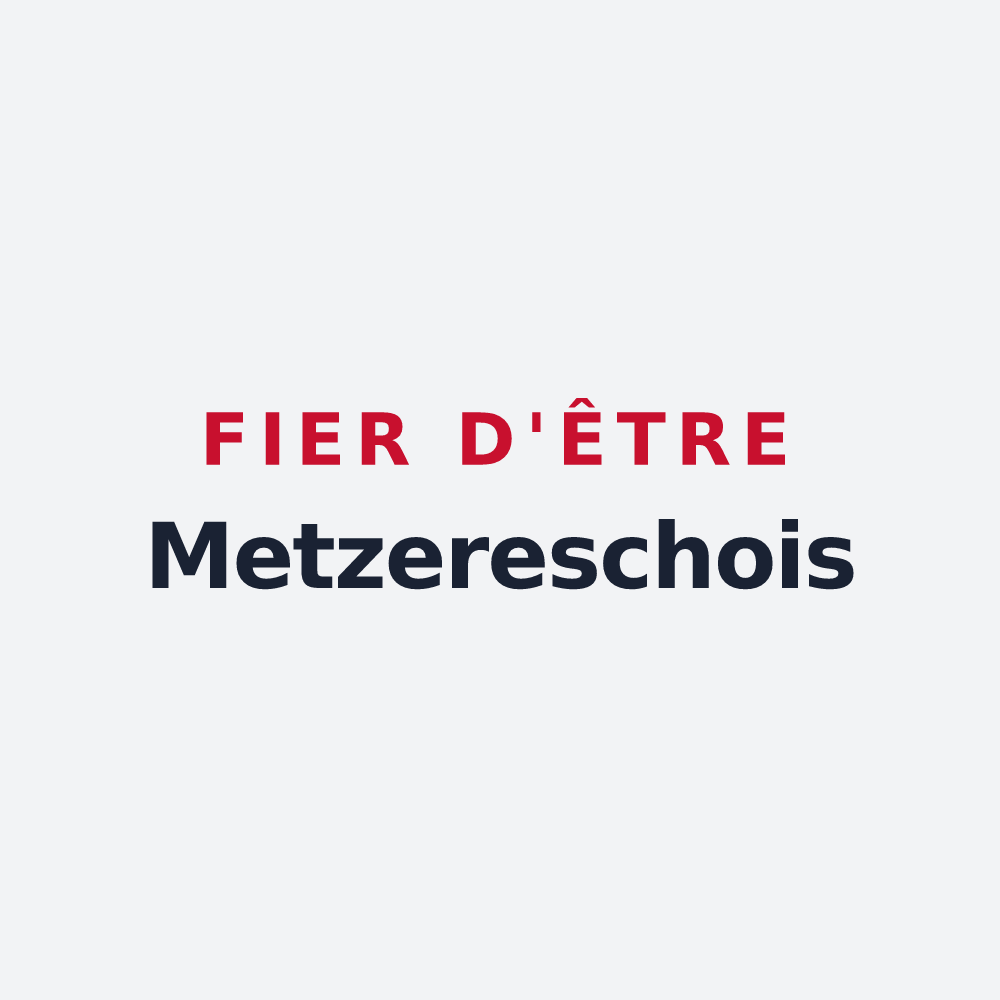 Poster « Fier d'être Metzereschois » — design pour Metzeresche