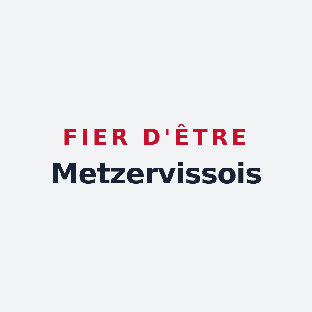 Poster « Fier d'être Metzervissois » — design pour Metzervisse