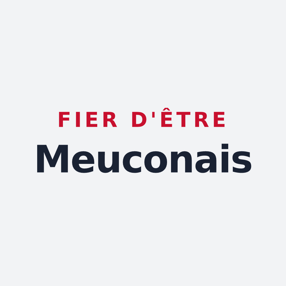 Poster « Fier d'être Meuconais » — design pour Meucon