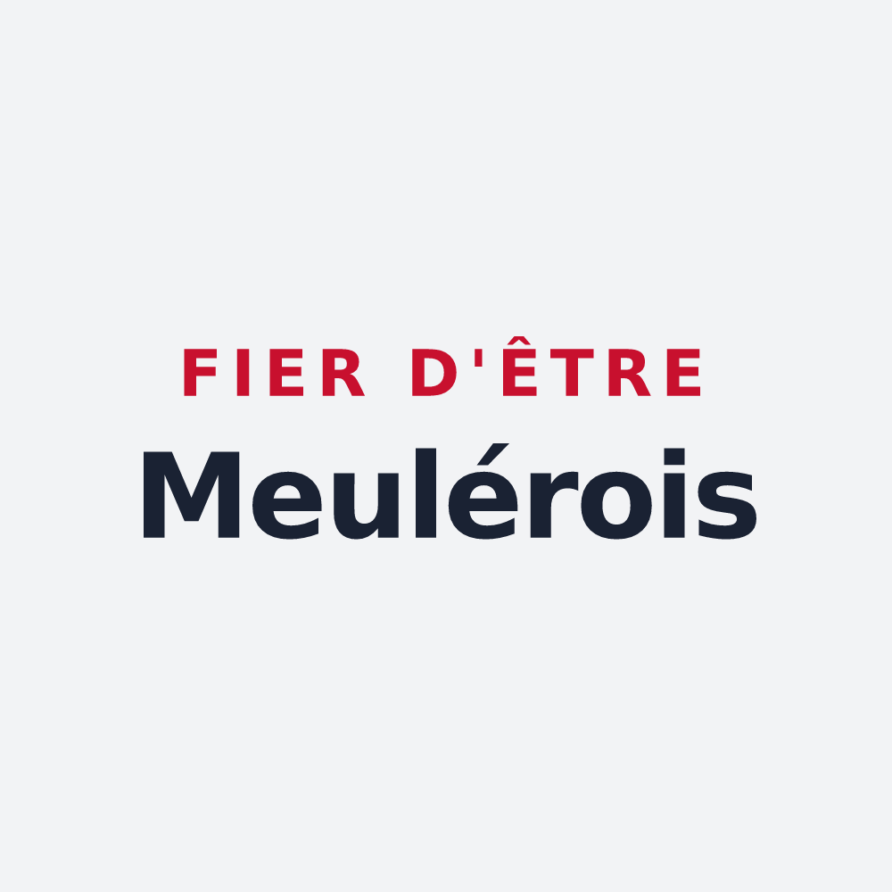 Poster « Fier d'être Meulérois » — design pour Meulers