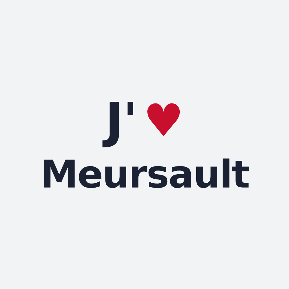 Poster personnalisé Meursault — design J'aime Meursault