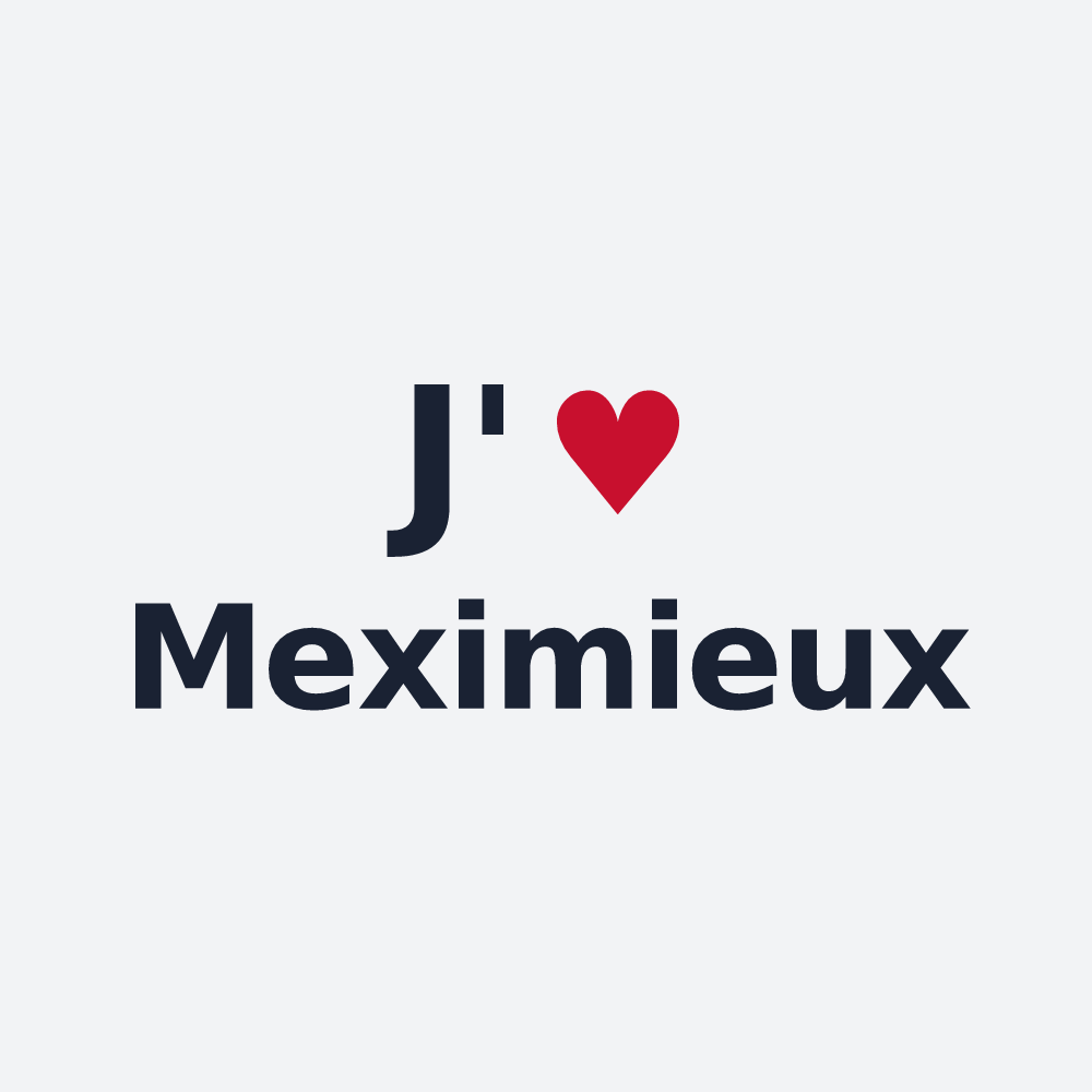 Poster personnalisé Meximieux — design J'aime Meximieux