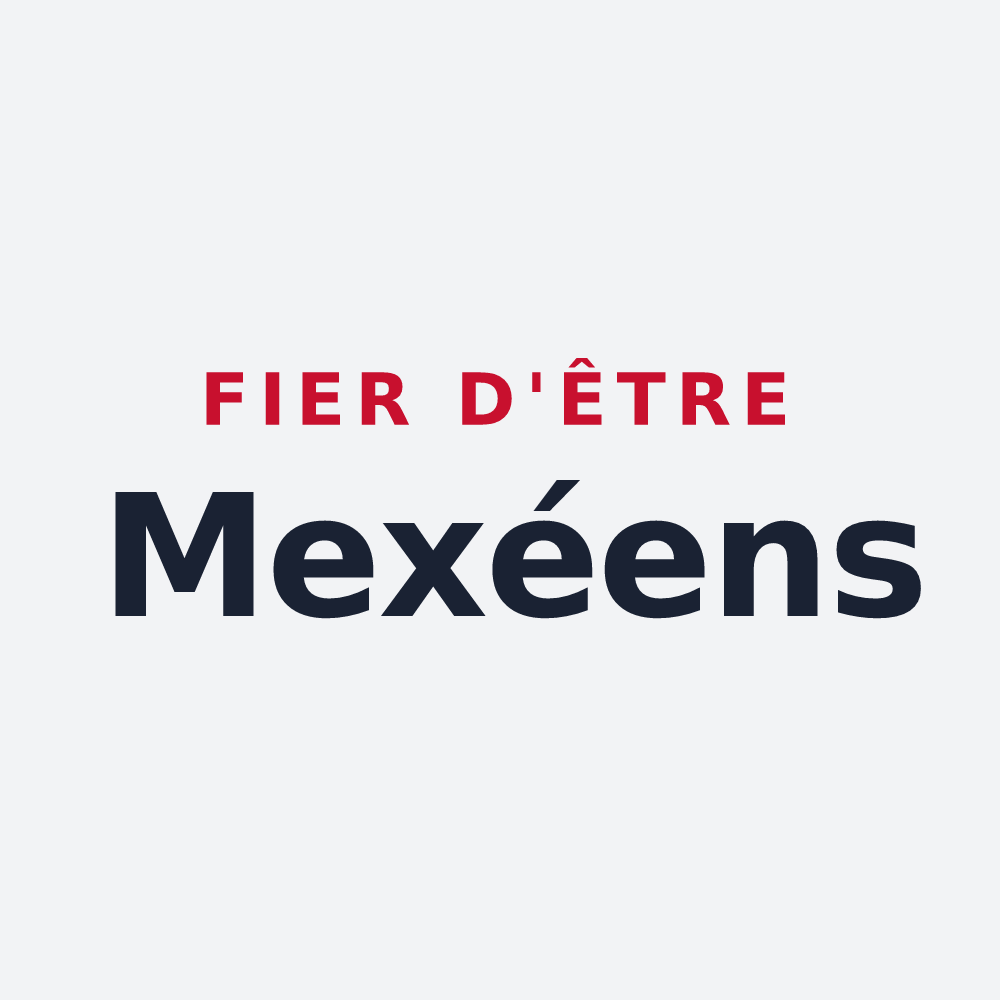 Poster « Fier d'être Mexéens » — design pour Mexy