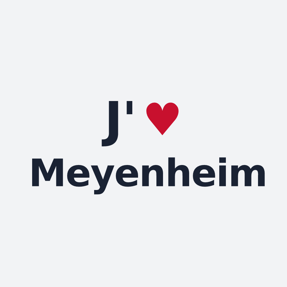 Poster personnalisé Meyenheim — design J'aime Meyenheim