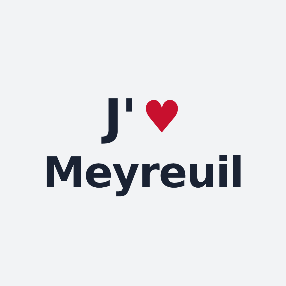 Poster personnalisé Meyreuil — design J'aime Meyreuil